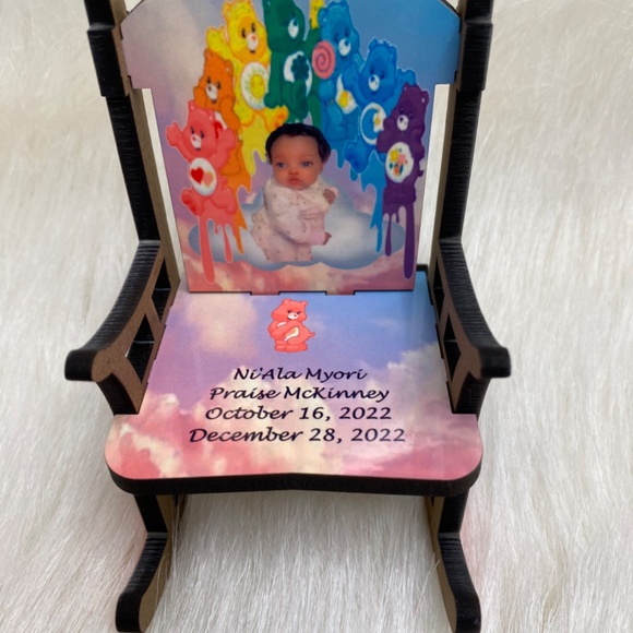 Customize Mini Memory Bench & Rocking Chair - Picture 4 of 8